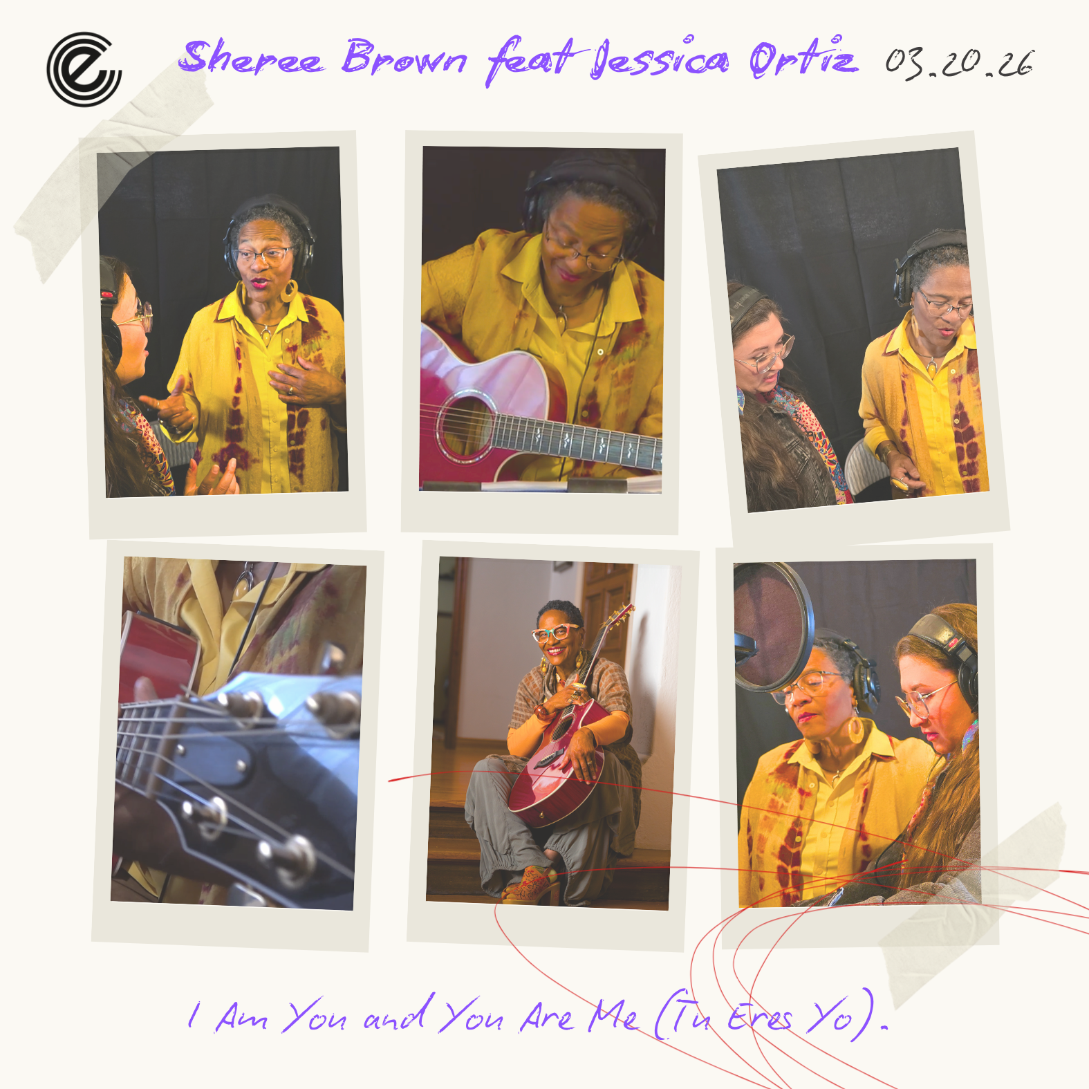 Sheree Brown with Jessica Ortiz - I am You and You are Me (Tu Eres Yo). Digital Download Single Record.